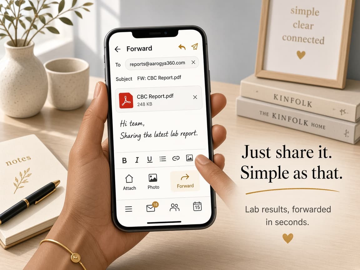 Getting started with Aarogya360 — scan, sign up, get your medical inbox in seconds